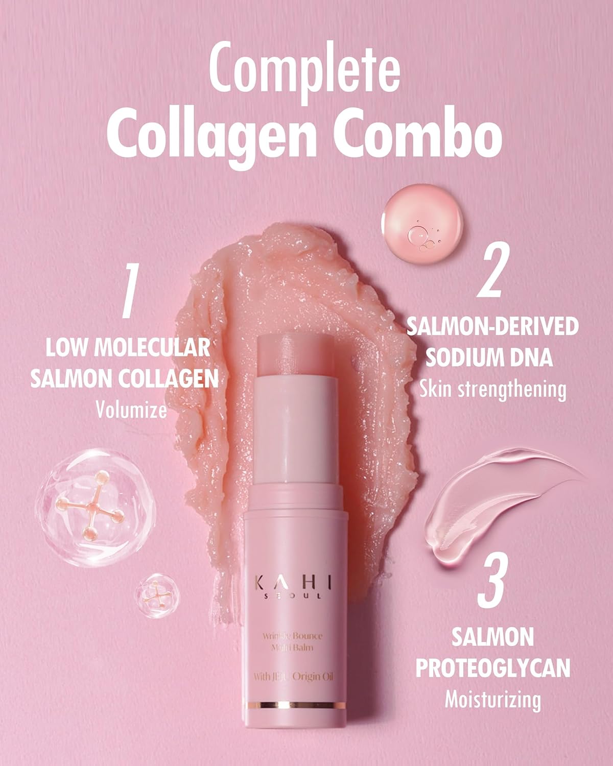KAHI Multi Balm Max Daily Moisturizer for Face (0.30 fl oz) + Skin Fit Blending Korean Essence (1.01 fl oz) All-in-One Hydrating Lip Balm Eye Cream Neck Cream Make Up Base & Face Mist Moisture Balm St